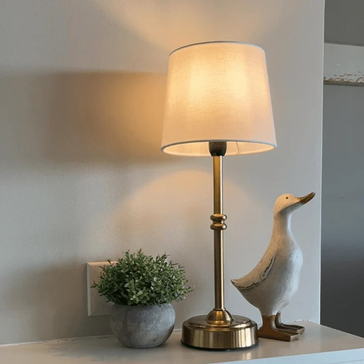 Cordless LED Table Lamp with Adjustable Brightness for Home and Outdoor Use