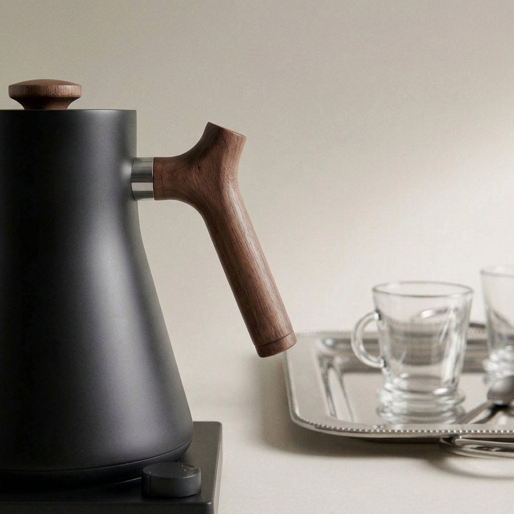 Gooseneck Electric Kettle with Precision Temperature Control for Coffee and Tea