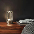 Cordless Rechargeable Crystal Lantern for Indoor and Outdoor Use