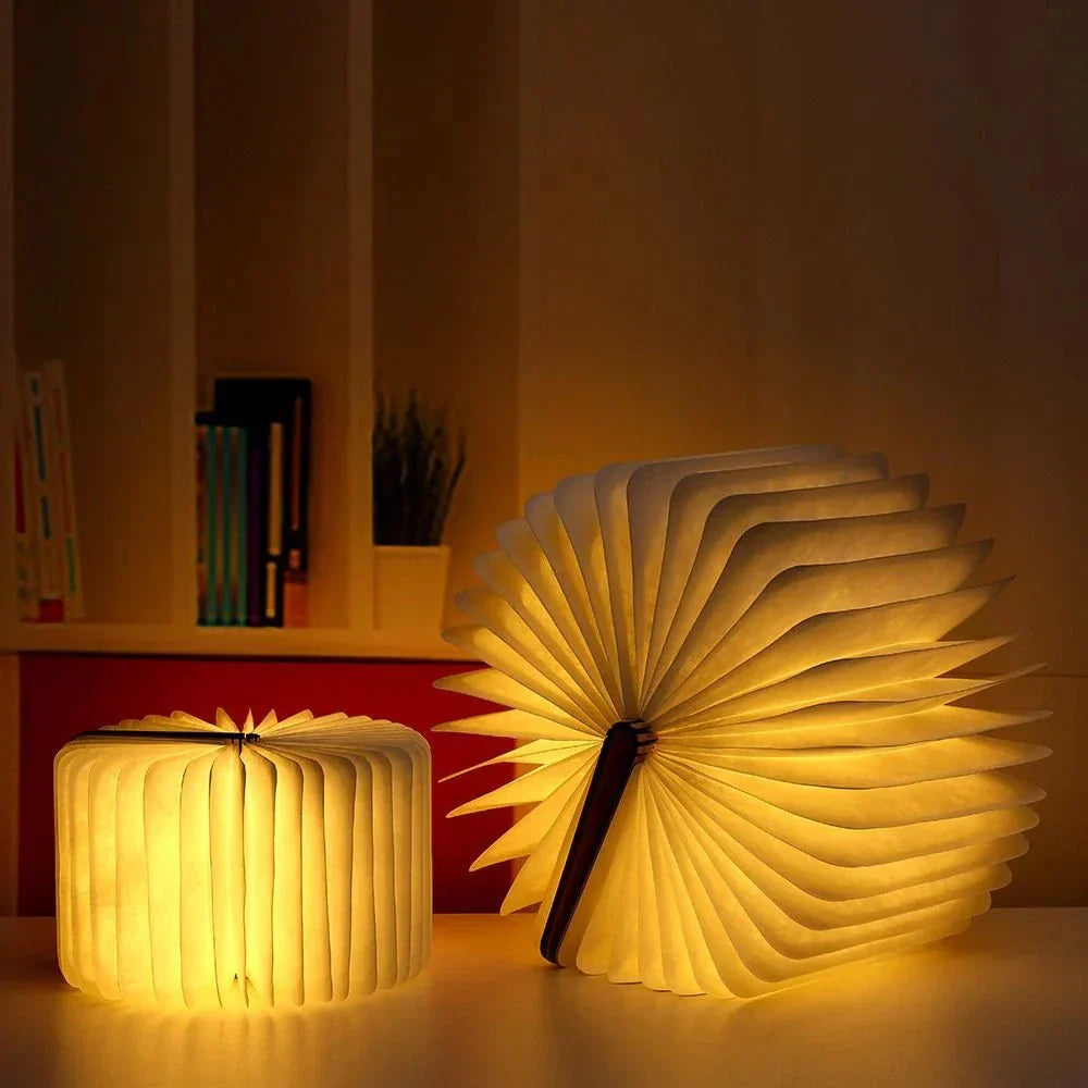 Portable Foldable Table Lamp with 360° Design and Rechargeable Battery for Modern Home Lighting