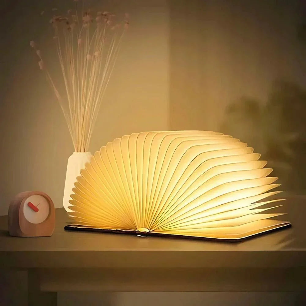 Portable Foldable Table Lamp with 360° Design and Rechargeable Battery for Modern Home Lighting