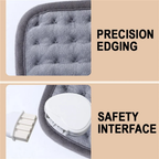 Soft Heating Pad with Nine Adjustable Heat Levels and Auto Timer for Muscle Relief