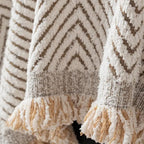 Herringbone Sofa Cover with Anti-Slip Design for Living Room Protection