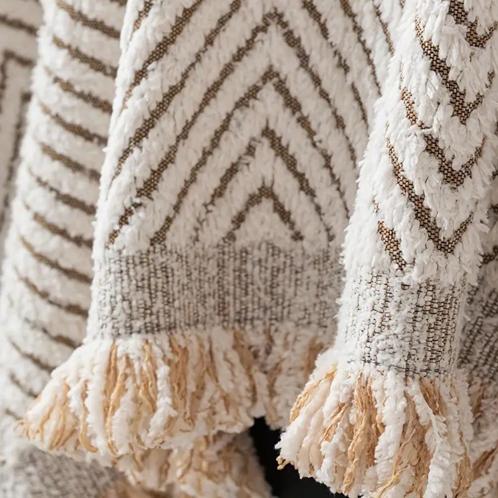 Herringbone Sofa Cover with Anti-Slip Design for Living Room Protection