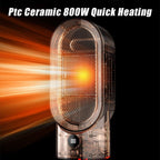 Portable Electric Heater with Fast Heating and Adjustable Temperature