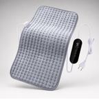 Soft Heating Pad with Nine Adjustable Heat Levels and Auto Timer for Muscle Relief