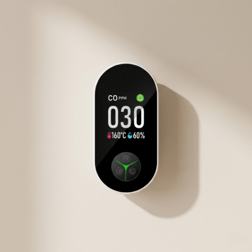 3-in-1 Carbon Monoxide Detector with Temperature and Humidity Display for Home Safety - Sofitte
