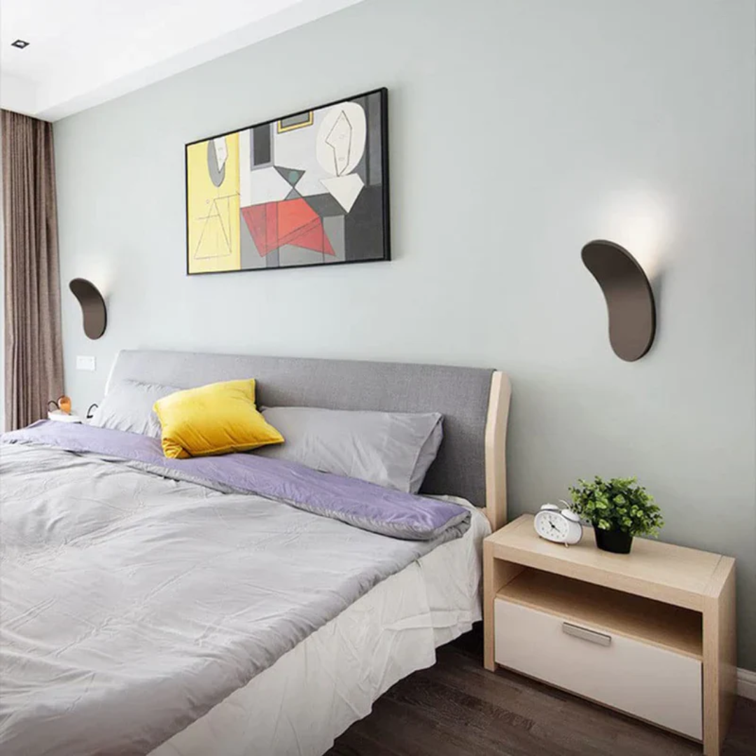 Scandinavian Wall Lamp with LED Lighting for Bedrooms and Living Rooms