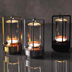 Cordless Rechargeable Crystal Lantern for Indoor and Outdoor Use