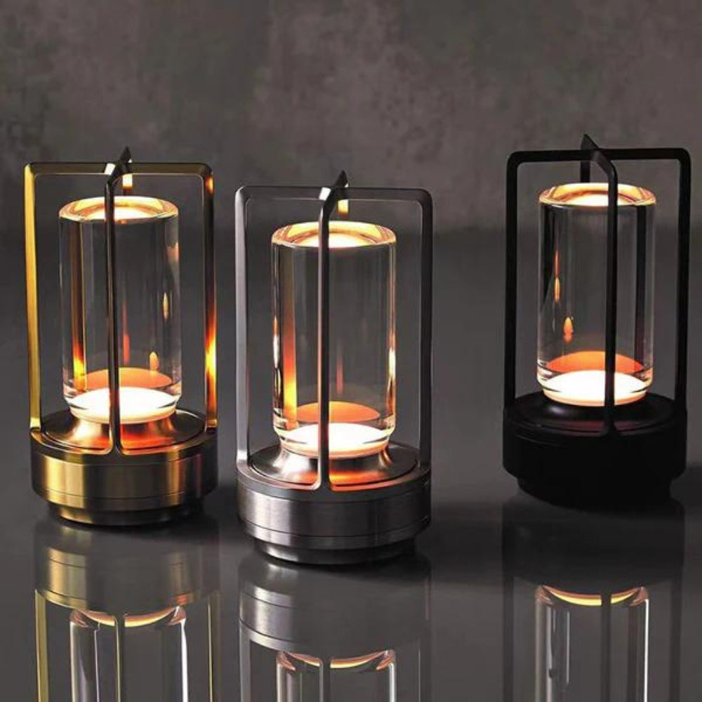 Cordless Rechargeable Crystal Lantern for Indoor and Outdoor Use