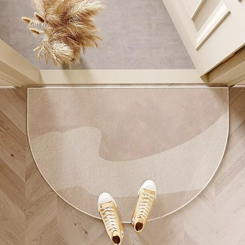 Semicircle Doormat - Non-Slip Dirt-Repellent Mat for Indoor and Outdoor Entrances