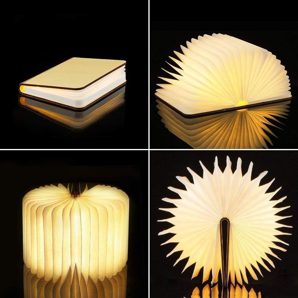 Portable Foldable Table Lamp with 360° Design and Rechargeable Battery for Modern Home Lighting