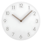 Minimalist Wall Clock with Silent Quartz Movement for Modern Home Décor