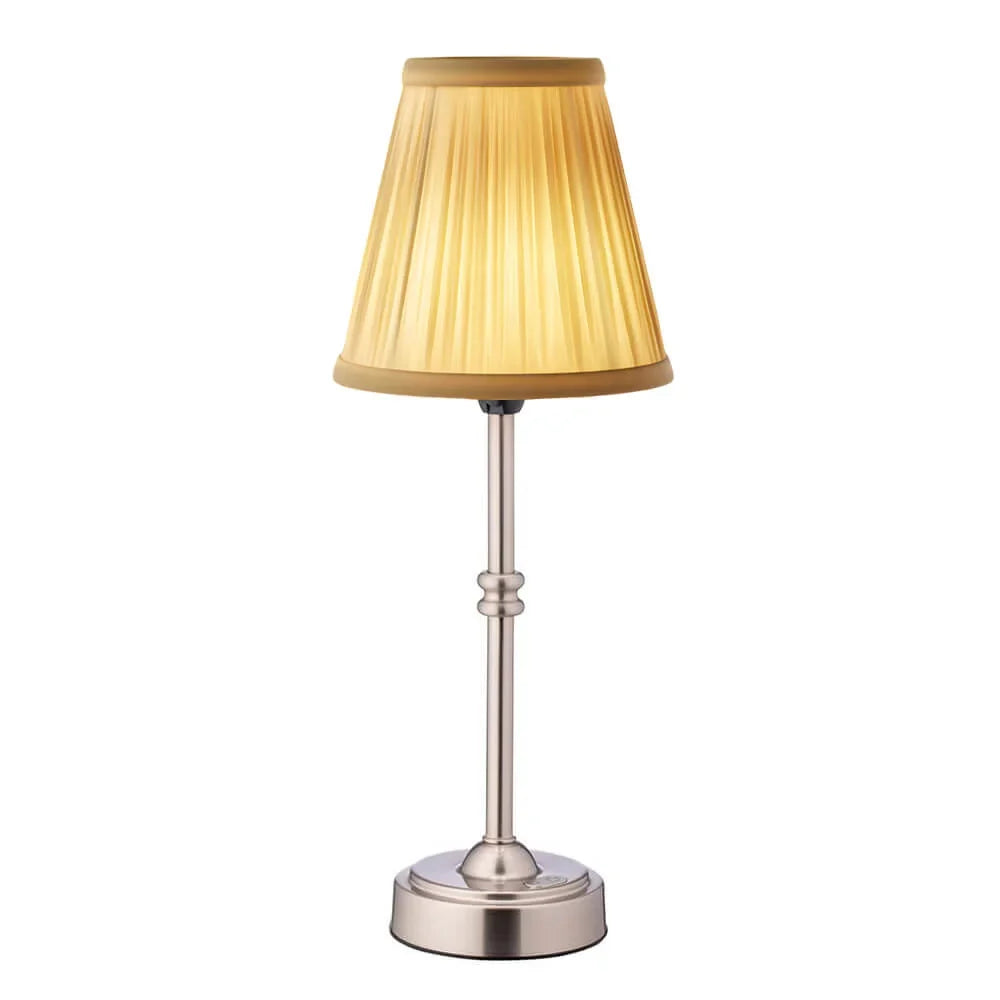 Cordless LED Table Lamp with Adjustable Brightness for Home and Outdoor Use