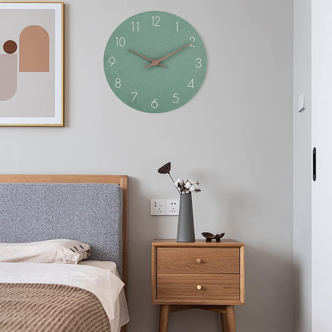 Minimalist Wall Clock with Silent Quartz Movement for Modern Home Décor