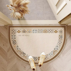 Semicircle Doormat - Non-Slip Dirt-Repellent Mat for Indoor and Outdoor Entrances