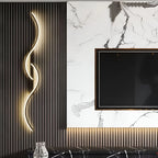 Curved Wall Light for Indoor Ambient Illumination and Energy-Efficient LED Lighting