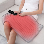 Soft Heating Pad with Nine Adjustable Heat Levels and Auto Timer for Muscle Relief