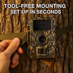 Outdoor Wildlife Trail Camera with Night Vision and Fast Trigger Speed