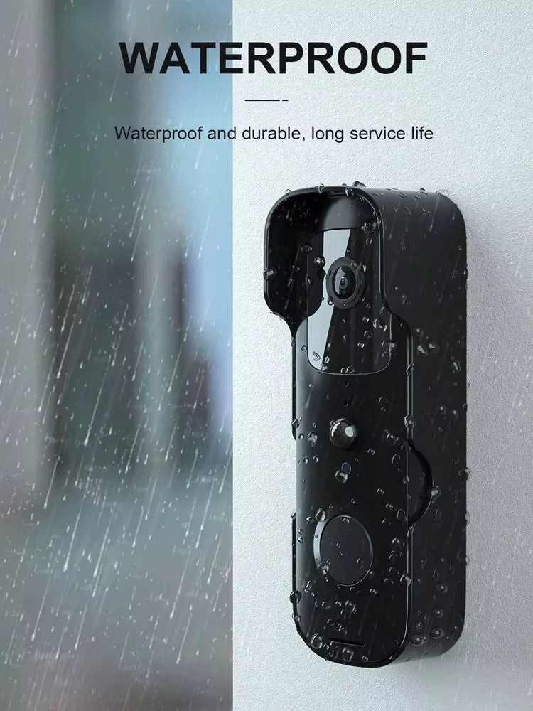 Wireless Video Doorbell Camera with HD Video and Two-Way Audio for Smart Home Security