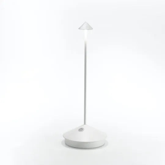 Modern Cordless LED Table Lamp with Dimmable Rechargeable Lighting for Indoor and Outdoor Use