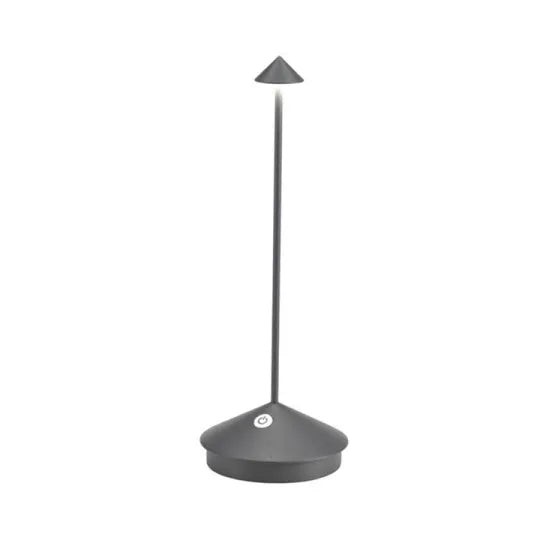 Modern Cordless LED Table Lamp with Dimmable Rechargeable Lighting for Indoor and Outdoor Use