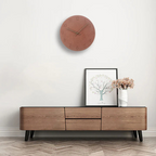 Minimalist Wall Clock with Silent Quartz Movement for Modern Home Décor