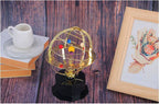Handcrafted Brass Orrery Model of the Solar System with 5 Planets for Home Decor