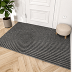 Non-Slip Door Mat for Indoor and Outdoor Use with Dirt-Resistant Textured Surface