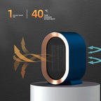 Portable Electric Heater with Energy Efficiency and Programmable Timer