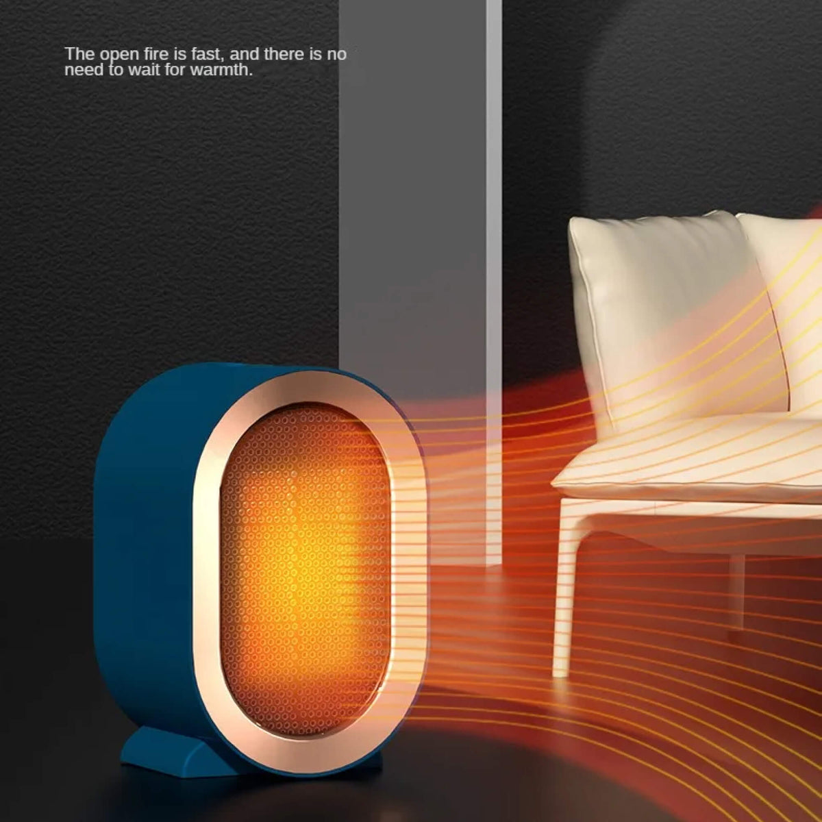 Portable Electric Heater with Energy Efficiency and Programmable Timer