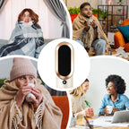 Portable Electric Heater with Fast Heating and Adjustable Temperature