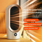 Portable Electric Heater with Fast Heating and Adjustable Temperature