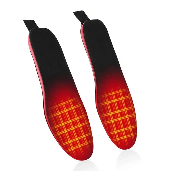 Wireless Heated Shoe Insoles with Remote Control and Adjustable Temperature Settings