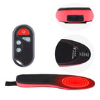 Wireless Heated Shoe Insoles with Remote Control and Adjustable Temperature Settings