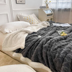 Ultra-Soft Double-Sided Fleece Blanket for Cozy Winter Nights