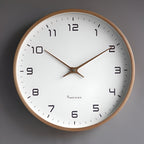 Scandinavian Wall Clock with Silent Quartz Movement for Minimalist Interiors