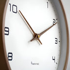 Scandinavian Wall Clock with Silent Quartz Movement for Minimalist Interiors
