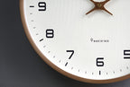 Scandinavian Wall Clock with Silent Quartz Movement for Minimalist Interiors