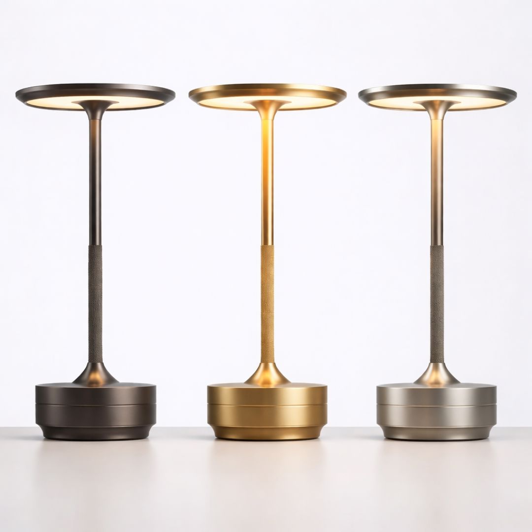 Rechargeable Touch Control Table Lamp for Modern Minimalist Interiors
