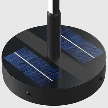 Modern Outdoor Floor Lamp with Wireless Charging for Patios and Gardens