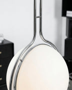 Contemporary Floor Lamp with Chrome and Acrylic Design for Living Room and Bedroom