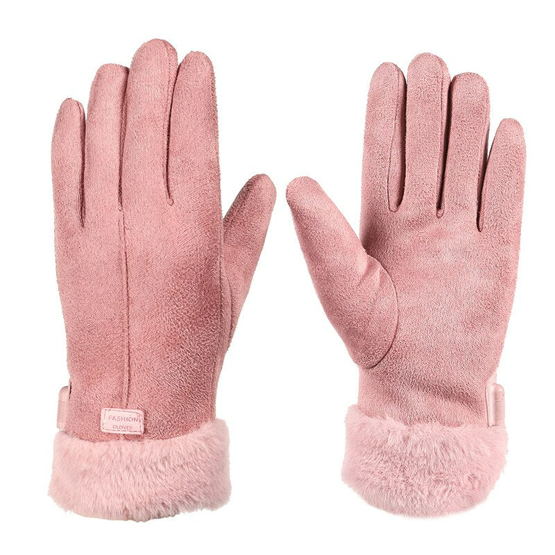 Women's Heated Gloves with USB Power Supply for Winter Outdoor Activities