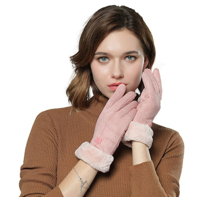 Women's Heated Gloves with USB Power Supply for Winter Outdoor Activities