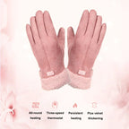 Women's Heated Gloves with USB Power Supply for Winter Outdoor Activities