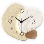 Modern Silent Wall Clock with Quartz Movement for Living Room and Office