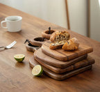 Walnut Cutting Board with Dual-Sided Functionality for Kitchen and Serving
