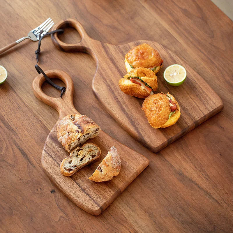 Walnut Cutting Board with Dual-Sided Functionality for Kitchen and Serving