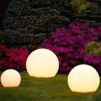 Wireless Weatherproof Spherical Garden Light for Outdoor and Indoor Use