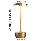 Rechargeable Touch Control Table Lamp for Modern Minimalist Interiors